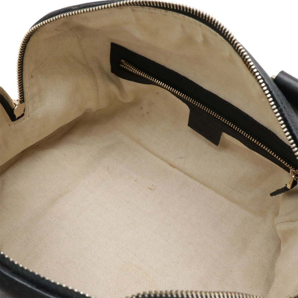 GUCCI Black Leather Shoulder Bag - Picture 8 of 10